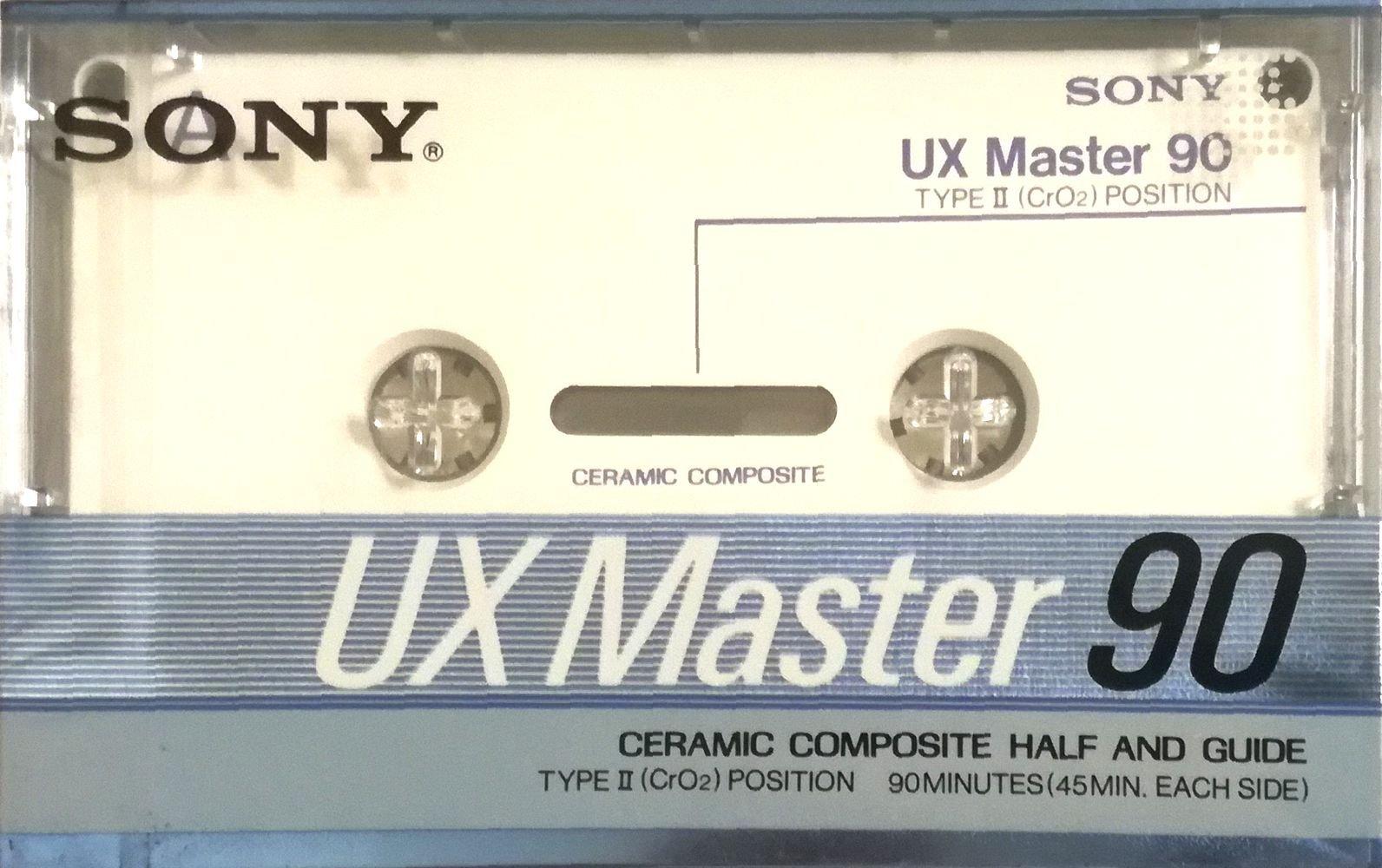 Кассета Sony UX Master 90 минут 90 UX-MST
